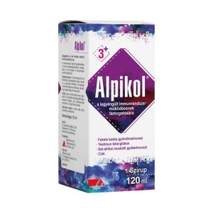 Alpikol gyógynövény cink szirup málna (120.0 ml)