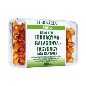 Báno fokhagyma-galagonya-fagyöngy kapszula (100.0 db)
