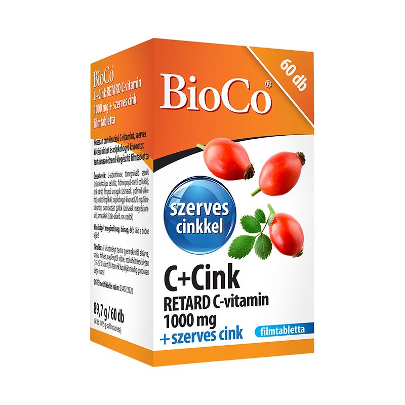 Bioco C+Cink retard C 1000mg filmtabletta (60.0 db)
