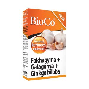 BioCo Fokhagyma Galagonya Ginkgo tabletta (60.0 db)