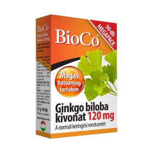 BioCo Ginkgo Biloba kivonat 120 mg tabletta (90.0 db)