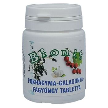 Bionit fokhagyma-galagonya-fagyöngy tabletta (90.0 db)