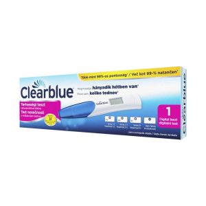 CLEARBLUE TERHESSEGI TESZT HETSZAMLALOVAL 1X