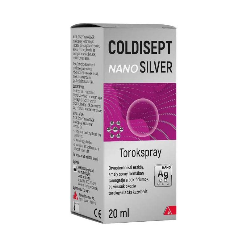 Coldisept NanoSilver torokspray (20.0 ml)