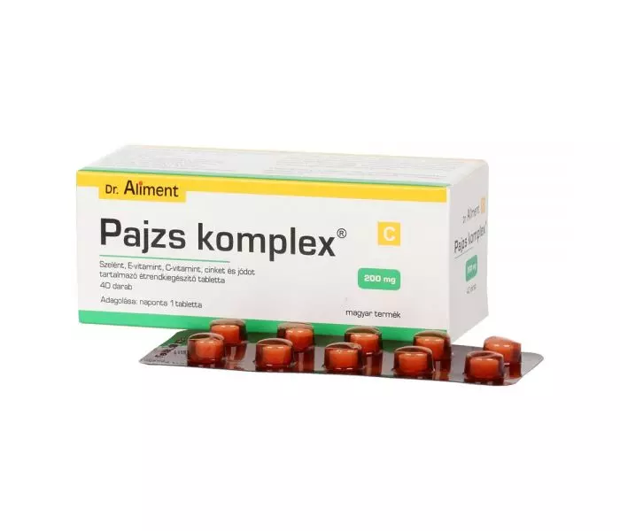Dr.Aliment Pajzs Komplex tabletta (40.0 db)