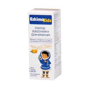 Eskimo Kids étrendkiegészítő olaj narancs (105.0 ml)