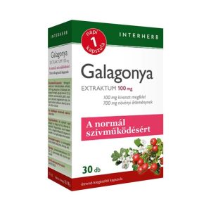 Galagonya extraktum kapszula INTERHERB (30.0 db)