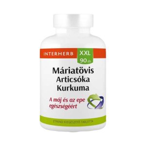 XXL Máriatövis Articsóka Kurkuma tabletta INTERHERB (90.0 db)