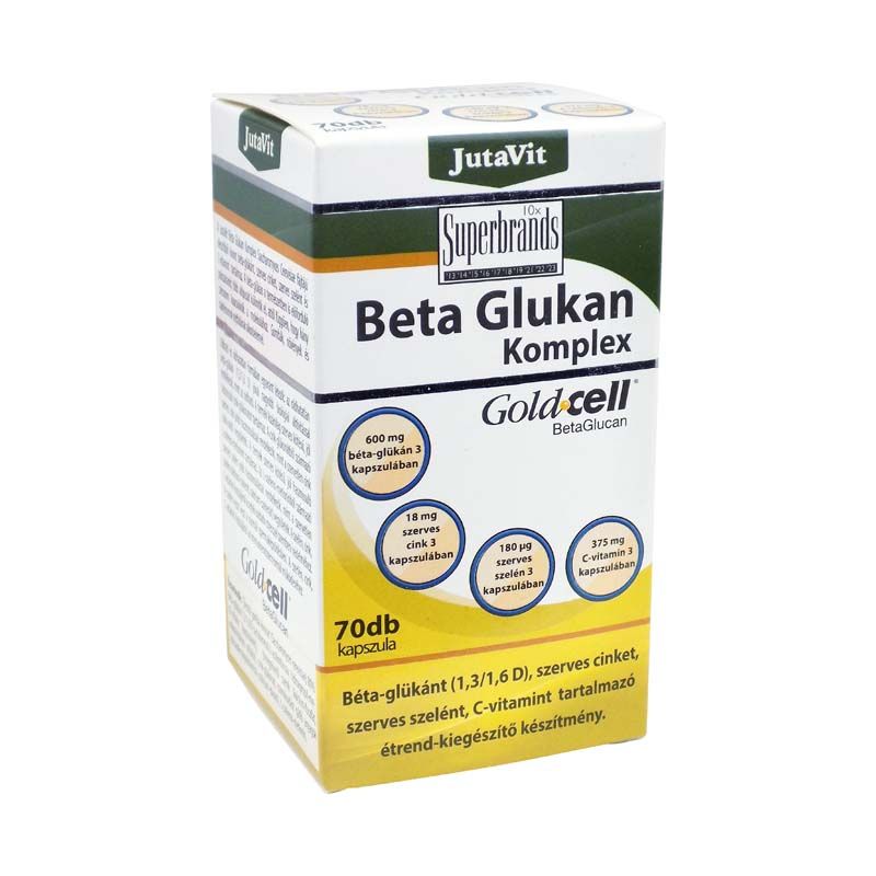 JutaVit Beta-Glucan Komplex kapszula (70.0 db)