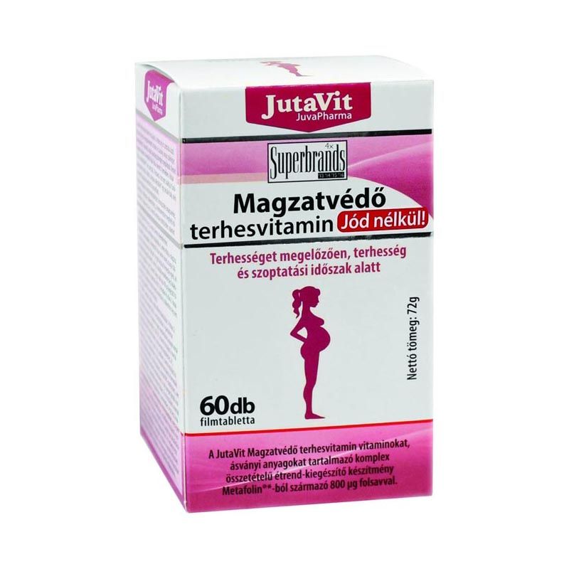 Jutavit Magzatvédő Terhesvitamin Jód nélküli tabl. (1.0 dbz)
