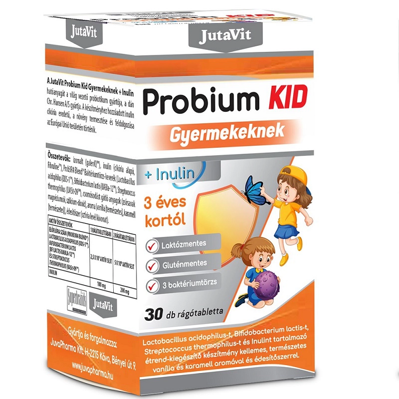Jutavit Probium KID rágótabletta (30.0 db)