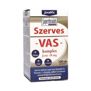 Jutavit Szerves Vas Komplex 18 mg Forte tabletta (100.0 db)