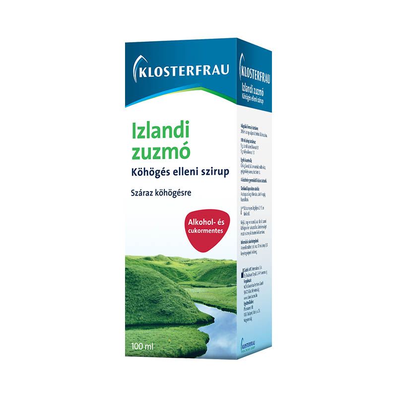 Klosterfrau Izlandi zuzmó szirup köhögés ellen (100.0 ml)