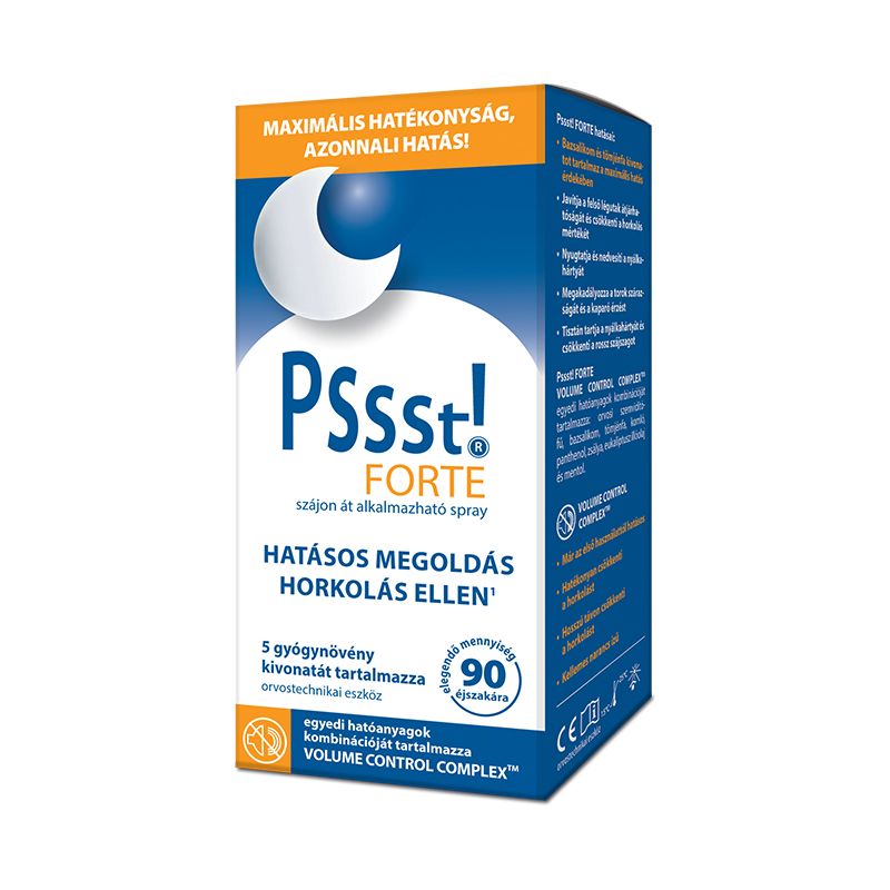 Pssst! Forte horkolásgátló szájspray (25.0 ml)