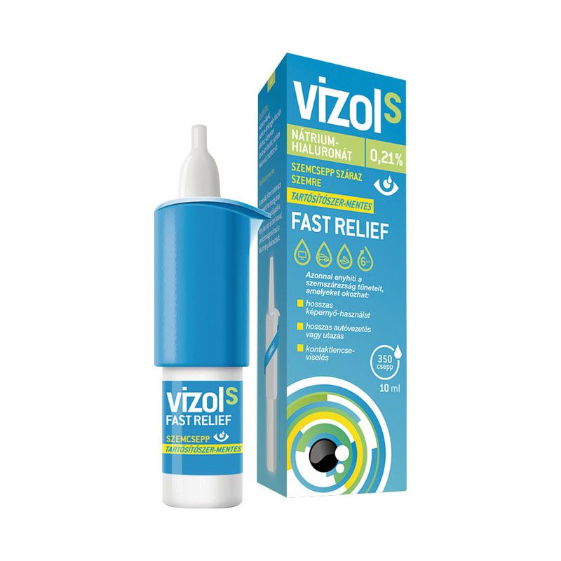 Vizol S 0,21% oldatos szemcsepp száraz szemre (10.0 ml)
