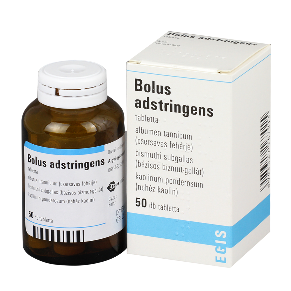 Bolus adstringens tabletta (50.0 db)