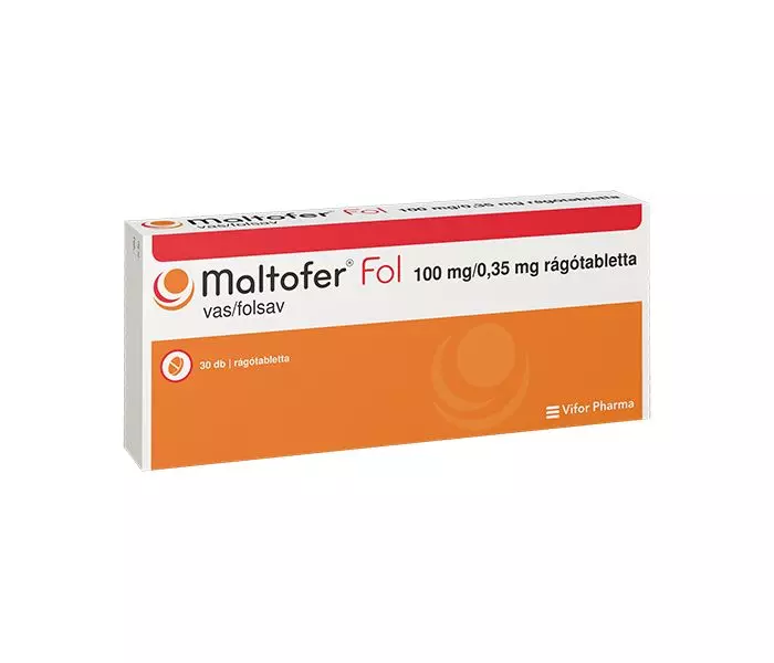 Maltofer Fol 100 mg/0,35 mg rágótabletta (30.0 db)