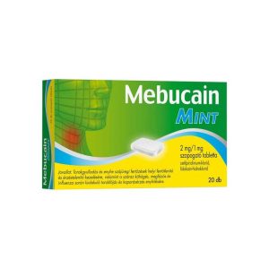 Mebucain Mint 2mg/1mg szopogató tabletta (20.0 db)