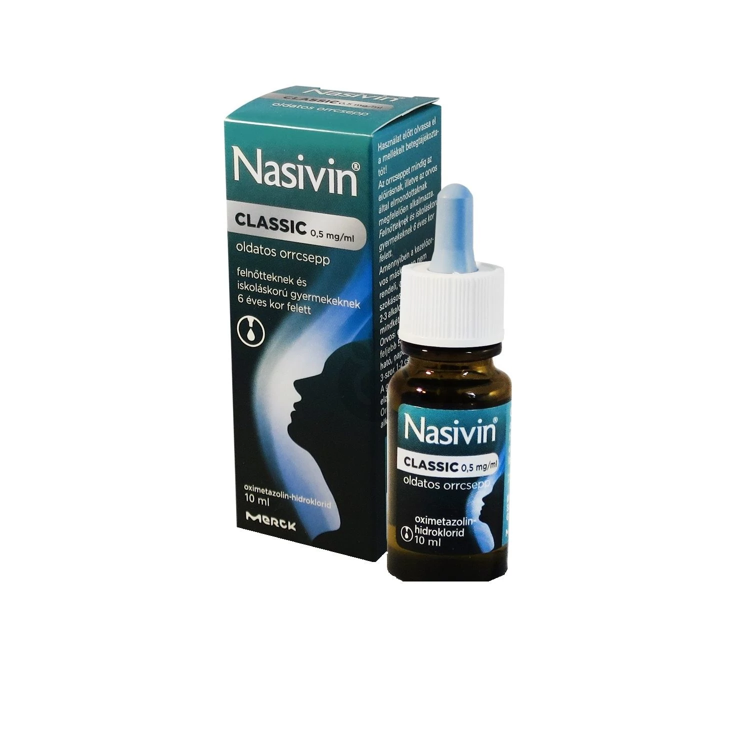 Nasivin Classic 0,5mg/ml oldatos orrcsepp (10.0 ml)