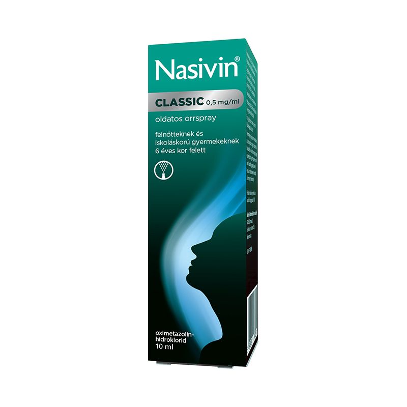 Nasivin Classic 0,5mg/ml oldatos orrspray (10.0 ml)