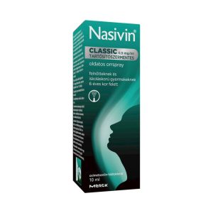 Nasivin Classic 0,5mg/ml Tart.szer ment.orrspr. (1.0 db)