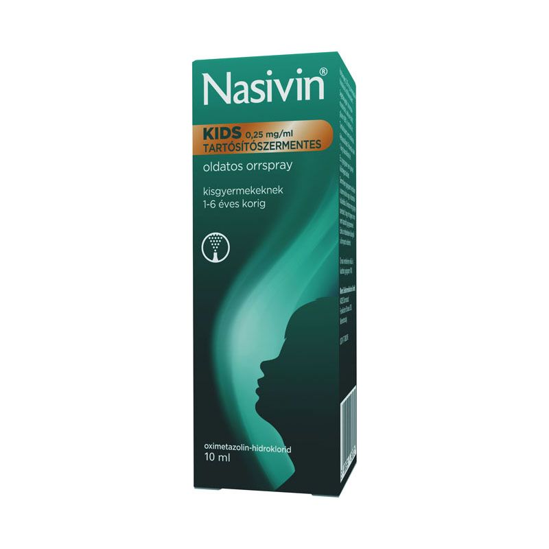 Nasivin Kids 0,25mg/ml Tart.szer ment.orrspray (1.0 db)