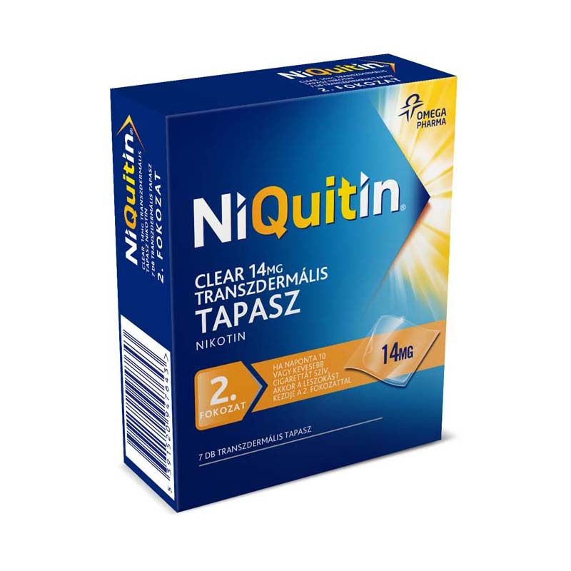 NiQuitin Clear 14 mg transzdermális tapasz (7.0 db)