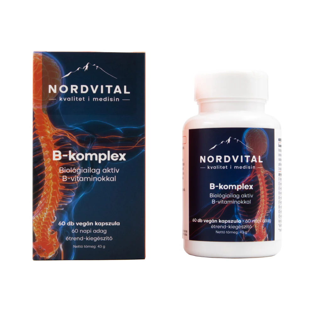 Nordvital B Komplex Vegán kapszula (60.0 db)
