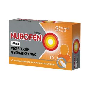 Nurofen  60 mg végbélkúp gyermekeknek (10.0 db)