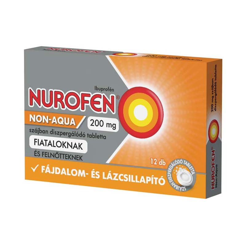 Nurofen Non-Aqua 200mg szájban diszperg.tabletta (12.0 db)