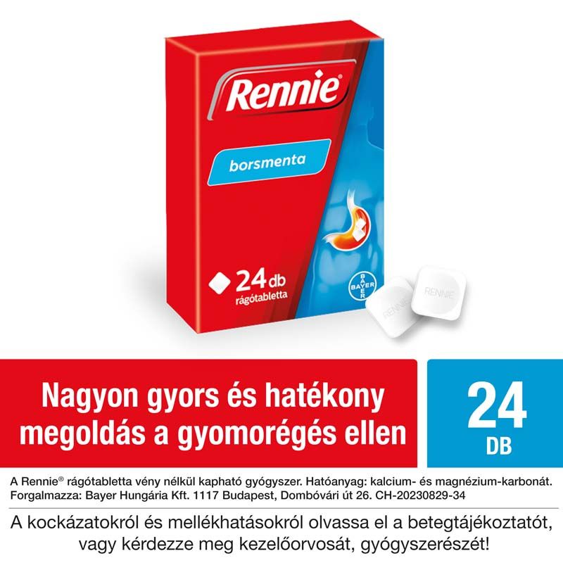 Rennie rágótabletta (24.0 db)