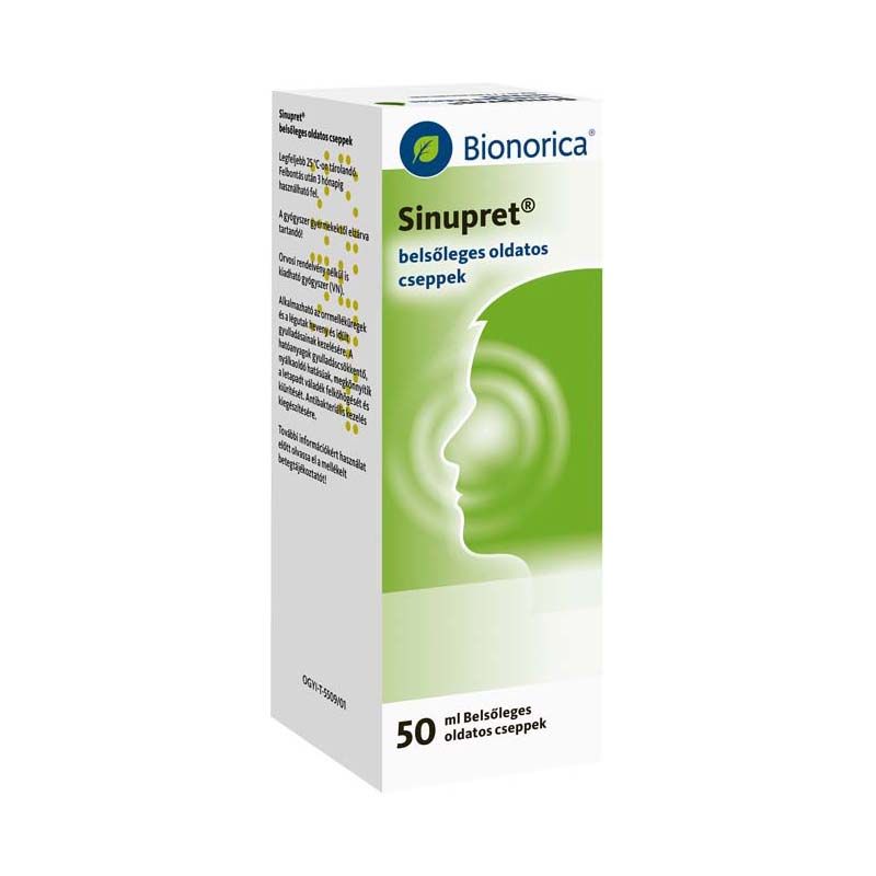 Sinupret belsőleges oldatos cseppek (50.0 ml)