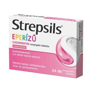 Strepsils eperízű cukormentes szopogató tabletta (24.0 db)