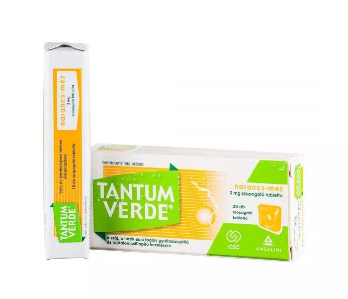 Tantum Verde narancs-méz 3mg szopogató tabletta (20.0 db)
