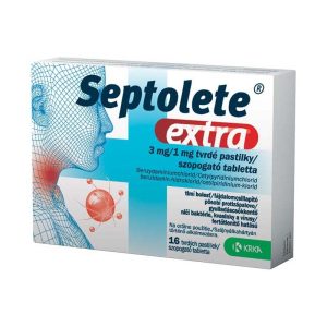 Septolete Extra 3 mg/1 mg szop. tabl. Eukaliptusz (16.0 db)