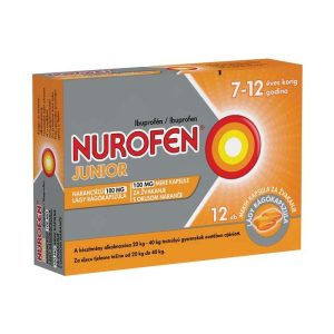 Nurofen Junior narancsízű 100 mg lágy rágókapszula (12.0 db)