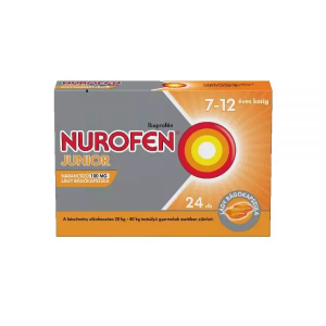 Nurofen Junior narancsízű 100 mg lágy rágókapszula (24.0 db)