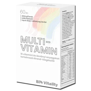 BIO VITALITY MULTIVITAMIN 400MG LAGYZS.KAPSZ.60X (60.0 db)