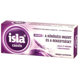 Isla-Cassis Plus C-vitamin szopogató tabletta (30.0 db)