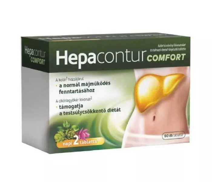 Hepacontur Comfort étrendkiegészítő tabletta (60.0 db)