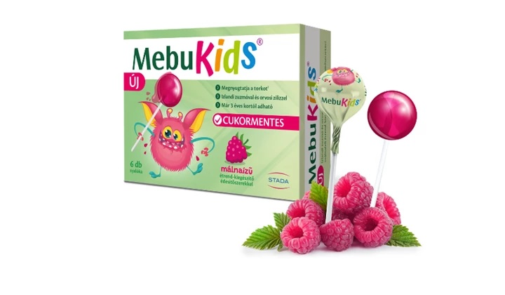MebuKids nyalóka málna (6.0 db)