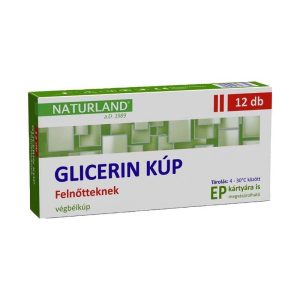 Naturland Glicerin kúp 2500 mg Felnőtteknek (12.0 db)